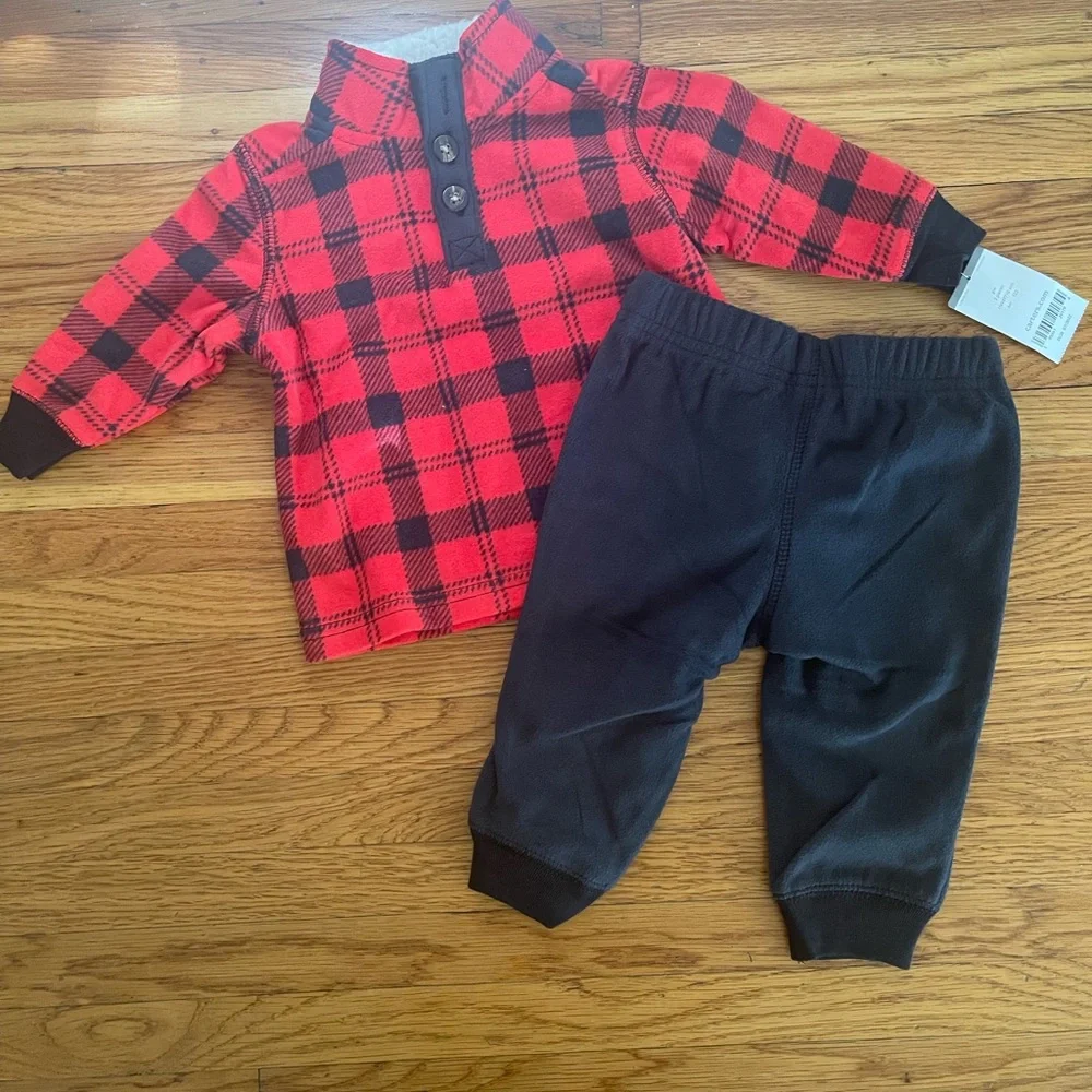 NWT - CARTERS BABY BOY PLUSH SET